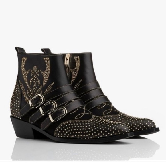 Anine Bing Penny 38 New Studded Boots - Picture 5 of 13